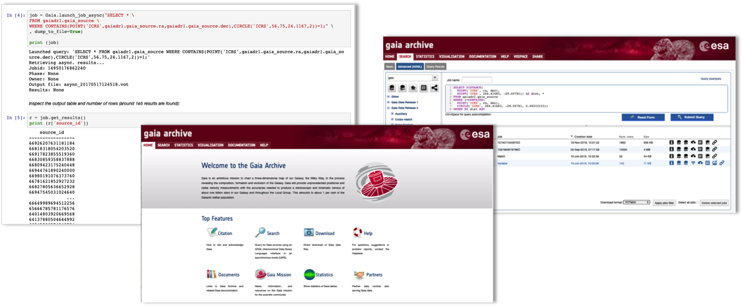 Gaia Archive access